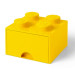 Lego Storage Brick 4 Drawer Yellow