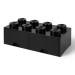 Lego Storage Brick 8 Drawer Black