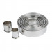 Round Stainless Steel Cookie Cutters