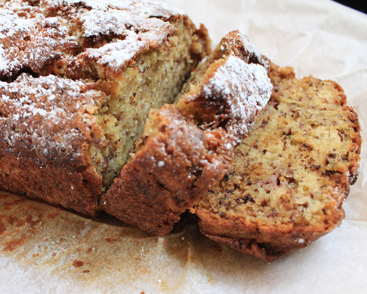 J. Friend & Co Banana and Manuka Honey Bread with Honeyed Labneh