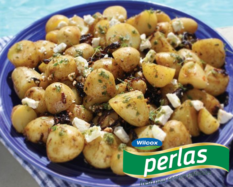 Wilcox Perlas Potato Salad with Caramelised Onion and Feta
