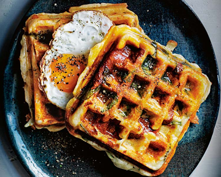 Donna Hay's Savoury Breakfast Waffles
