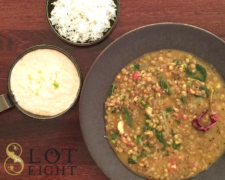 Lot Eight Hearty Dhal Soup