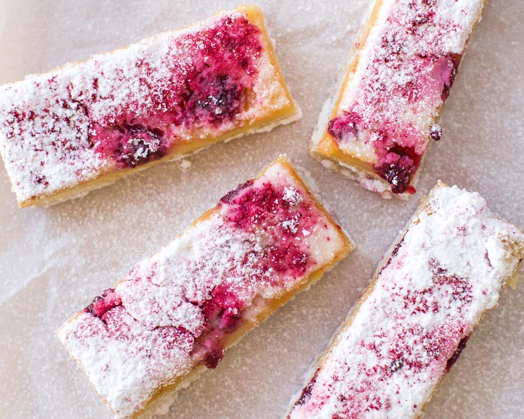 Sweet Bakery's Lemon & Raspberry Slice