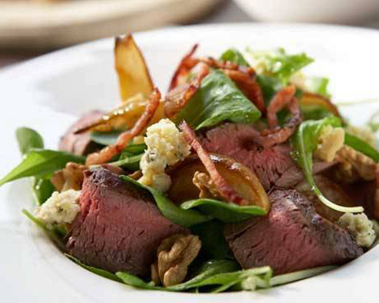 Woodburn Venison Fillet With Grilled Pears