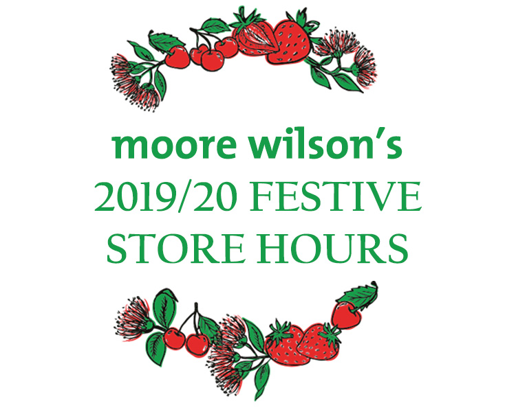 Festive Store Hours and Online Ordering