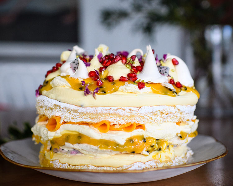 Tomboy's Tropical Trifle Cake