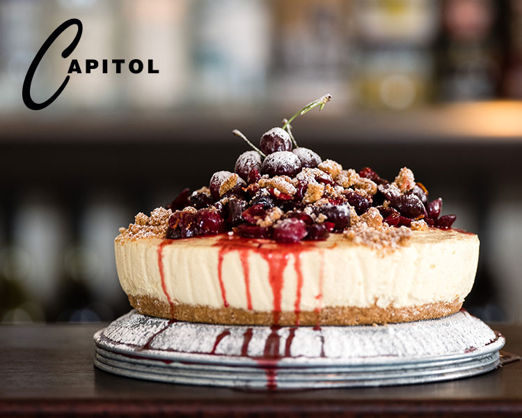 Capitol's Vanilla Cheesecake with Berries