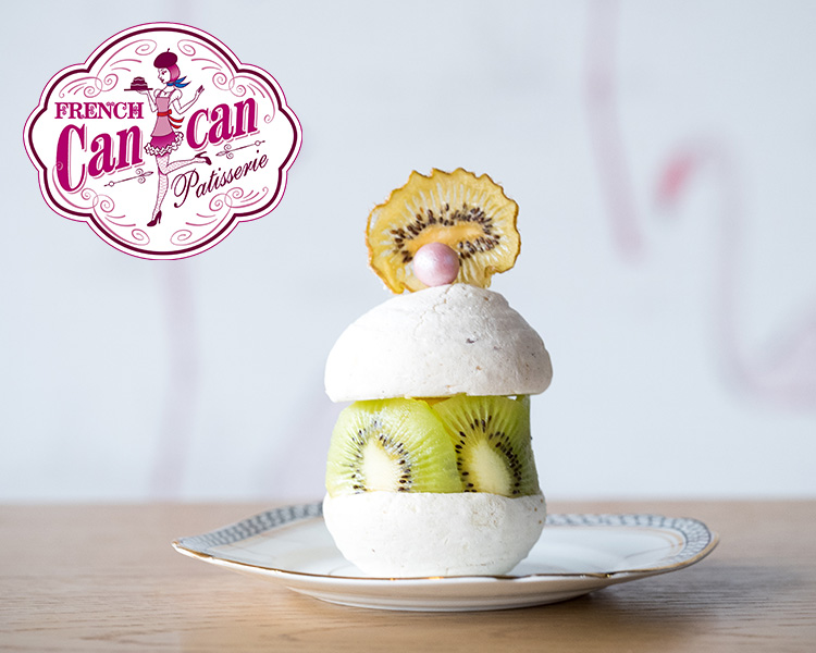 French Cancan's Kiwi Macaron with White Chocolate Cream