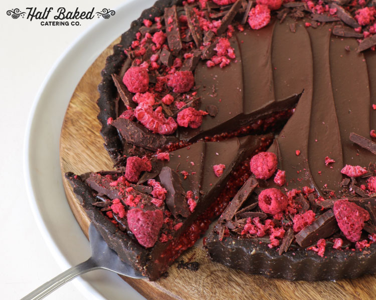 Half Baked's Raspberry & Chocolate Mousse Tart