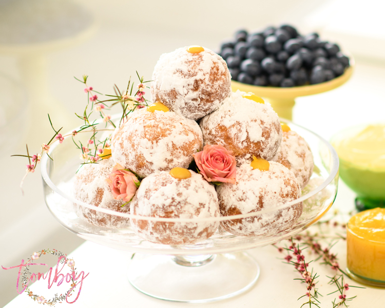 Tomyboy Breakfast Bonbons with Lemon Curd & Custard Cream