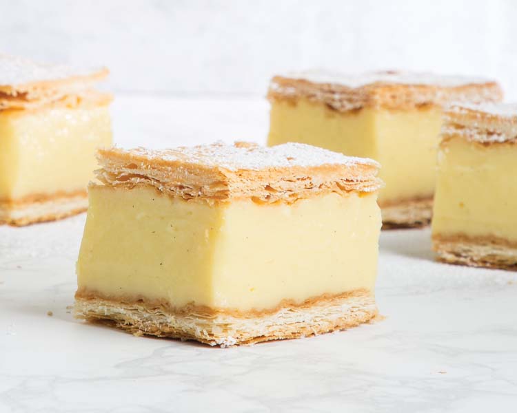 Heilala Vanilla Custard Squares