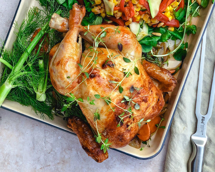 Bostock Brothers Roast Chicken and Salad