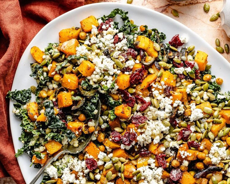 Warm Roasted Vegetable Couscous Salad