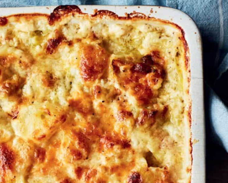 Leek and Potato Gratin